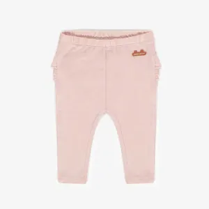 Souris Mini Baby Girl Ruffled Leggings - Pink