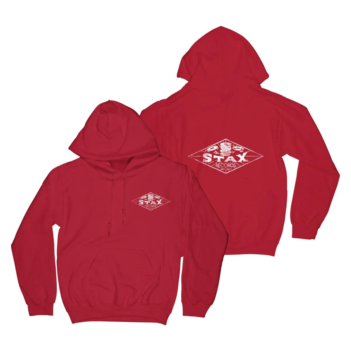 Stax "Diamond" Falling Records Hoodie (Red)