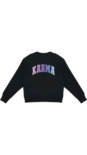 Sweater (Oversized) mit "Karma" Motiv