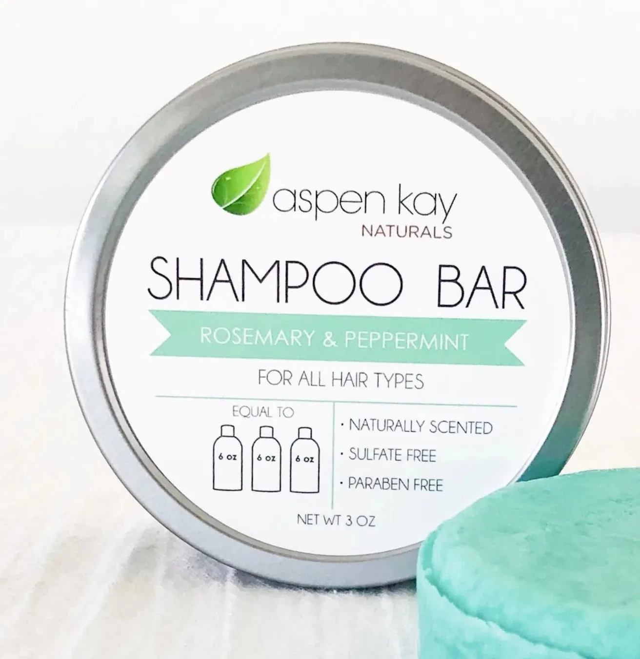Tins Only for Rosemary Shampoo & Conditioner Set