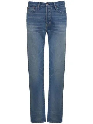 Tom Ford   Broken denim twill jeans 