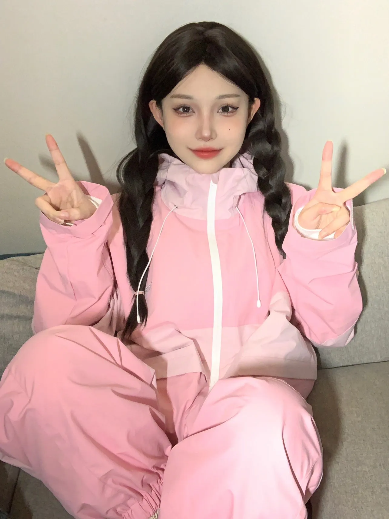 TSI 23/24 Upgraded 3L Pink Snowboarding Jacket & Pants