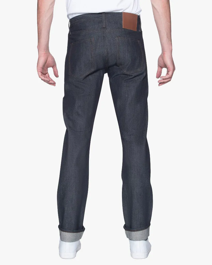 Unbranded UB101 Skinny Fit Mens Jeans - 14.5oz Indigo Selvedge
