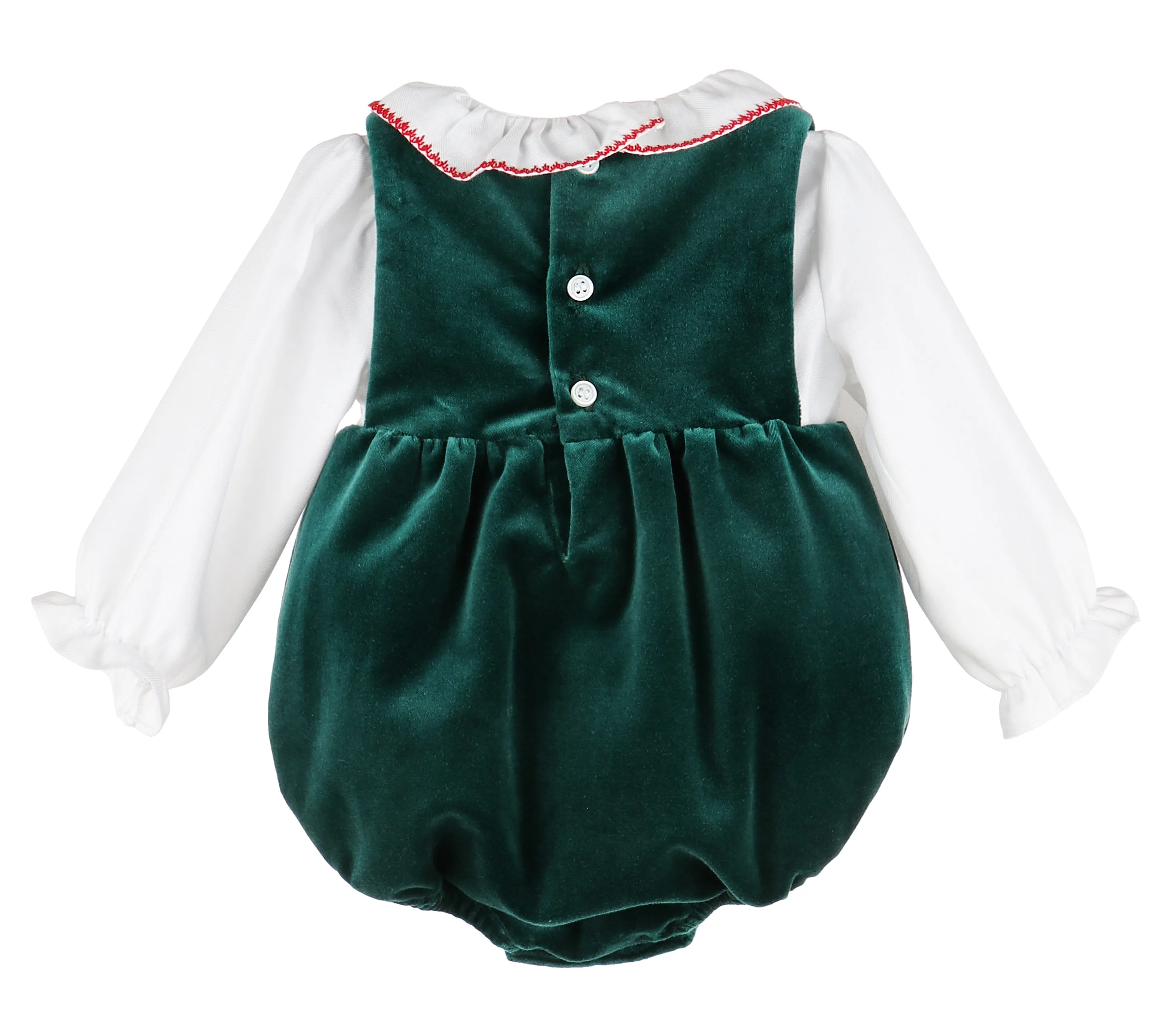 Velvet Holiday Romper