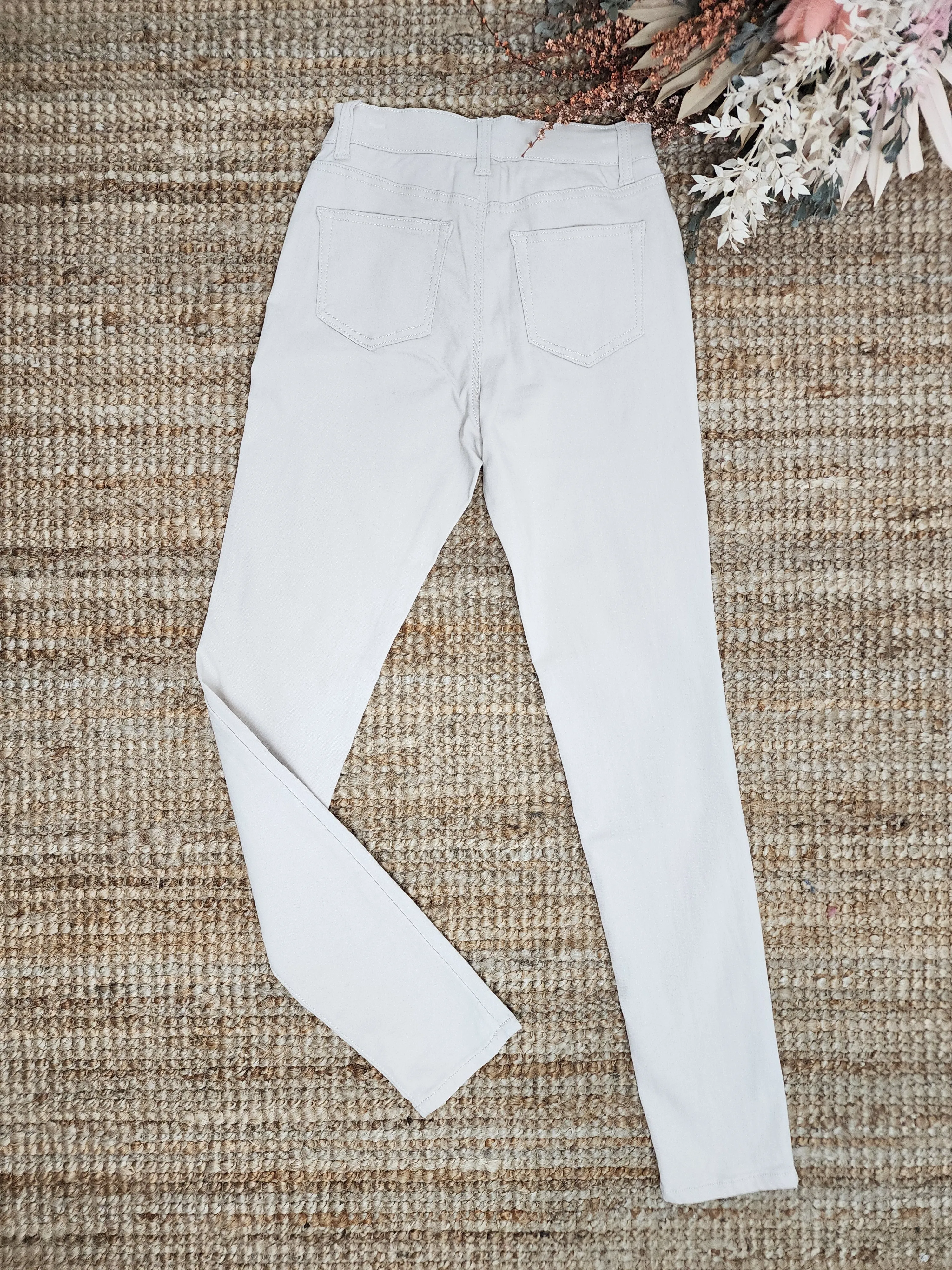 Wakee Stretch Jeans Cream