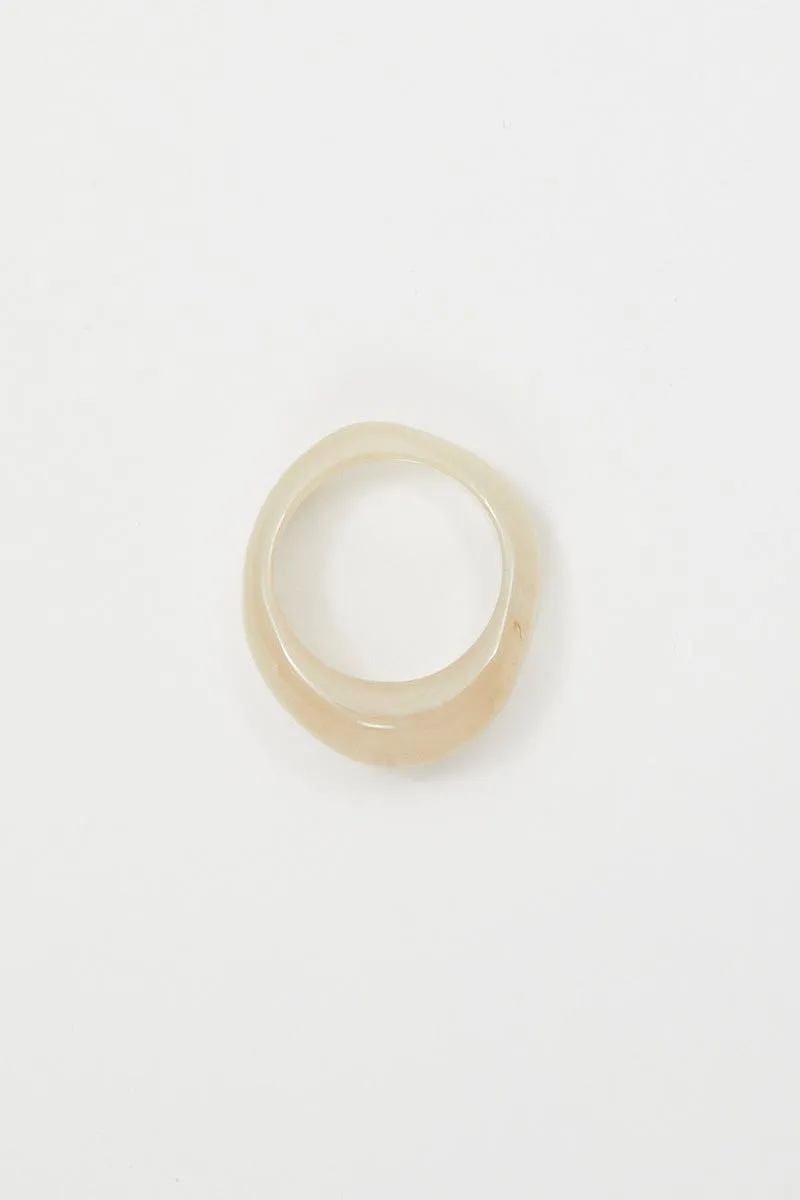 White Acrylic Ring
