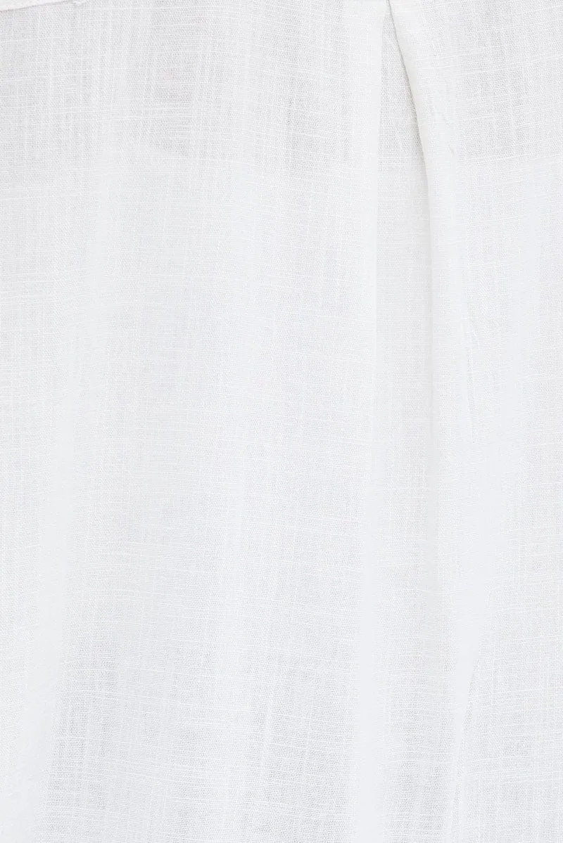 White Shirt Collar Short Sleeve
