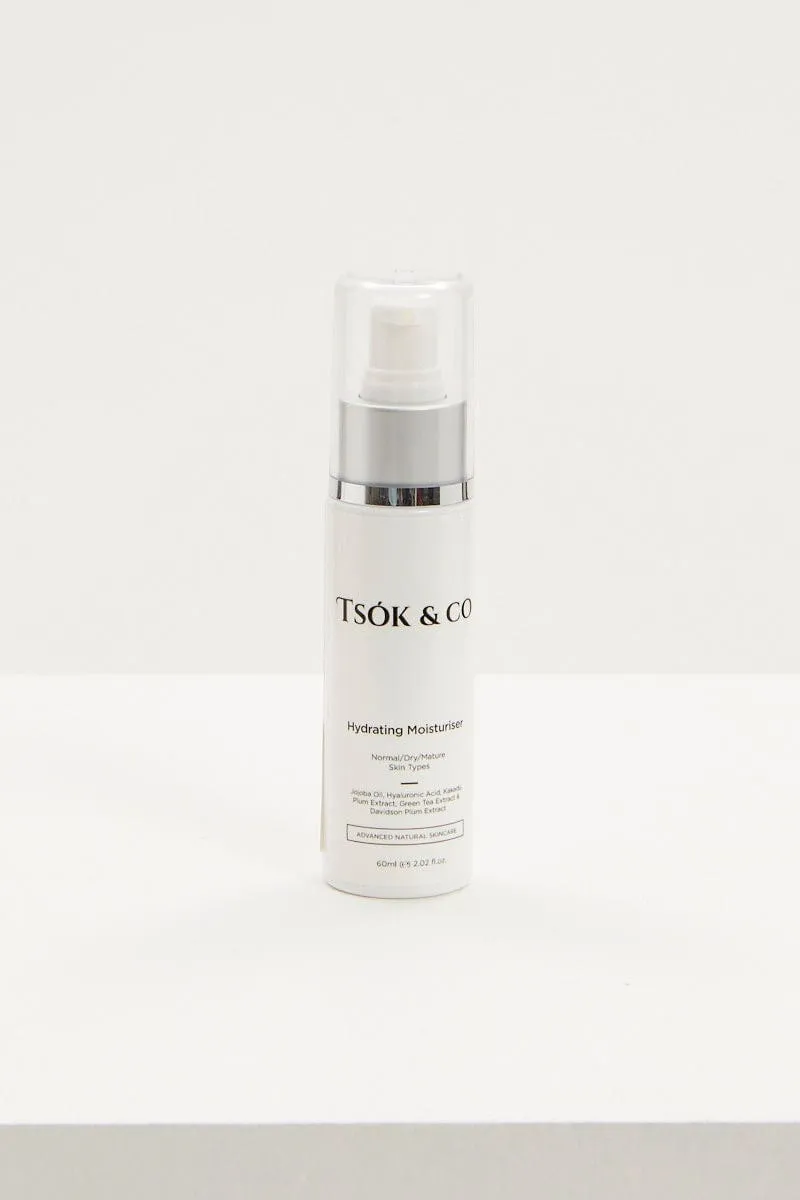 White Tsok And Co Hydrating Moisturiser 60Ml