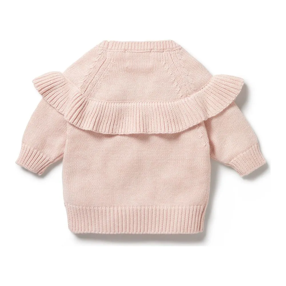 Wilson Frenchy Knitted Ruffle Sweater