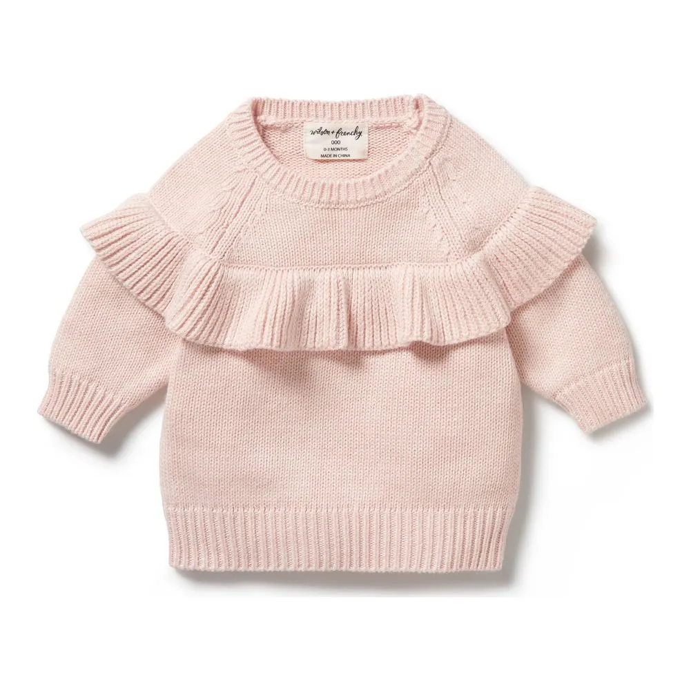 Wilson Frenchy Knitted Ruffle Sweater