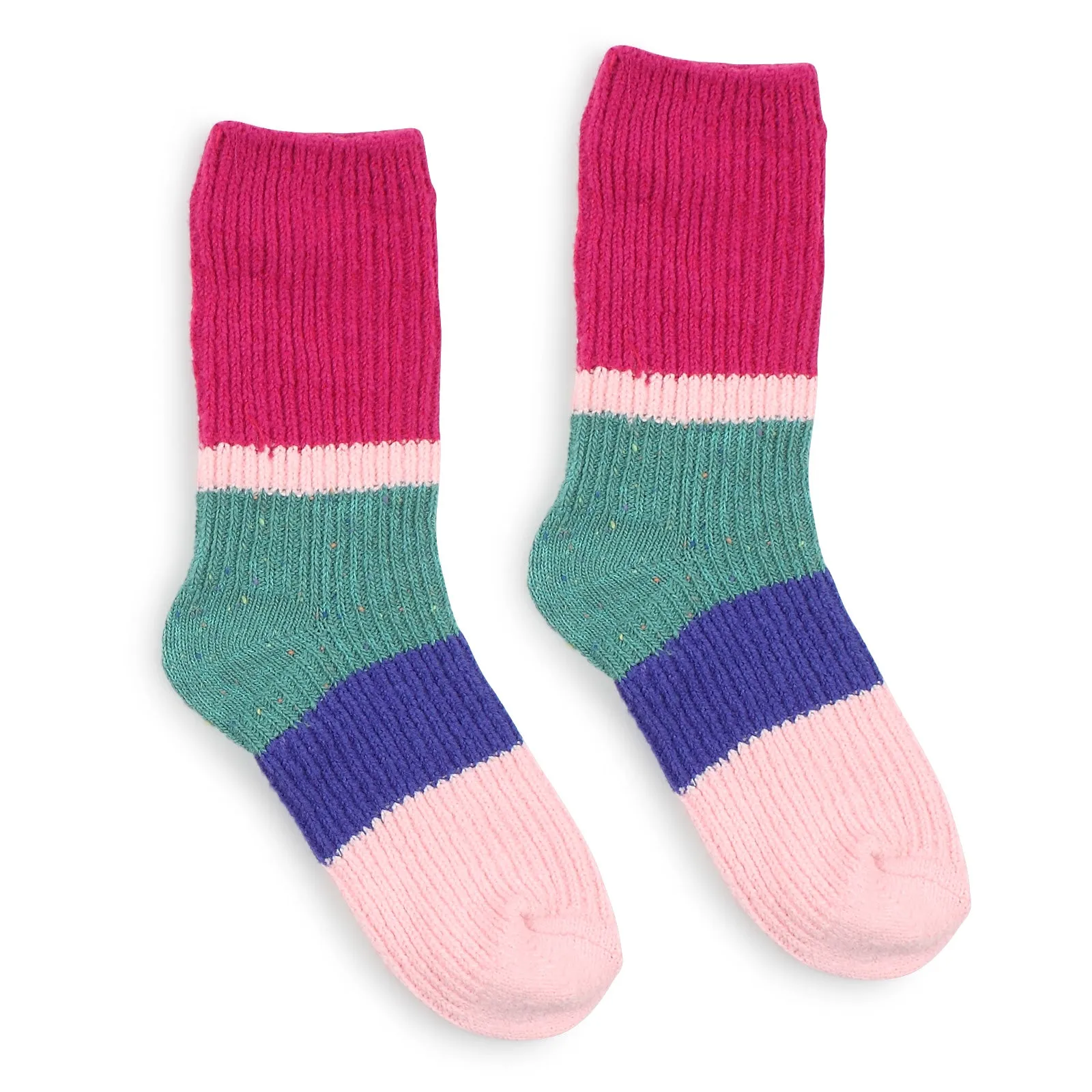 Women Wool Malson Franc Socks (Crew 4 Pairs) Xi 14