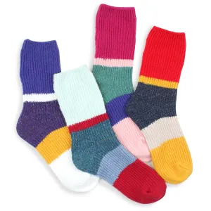 Women Wool Malson Franc Socks (Crew 4 Pairs) Xi 14